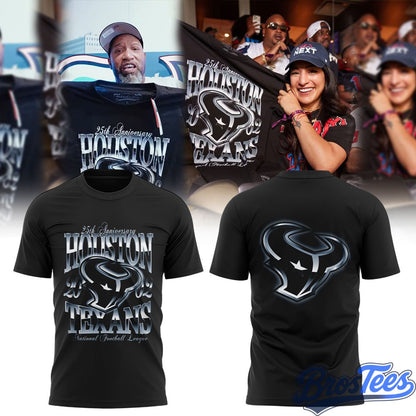 Houston Texans Built in Houston. Reppin’ H-Town for 25 seasons Shirt