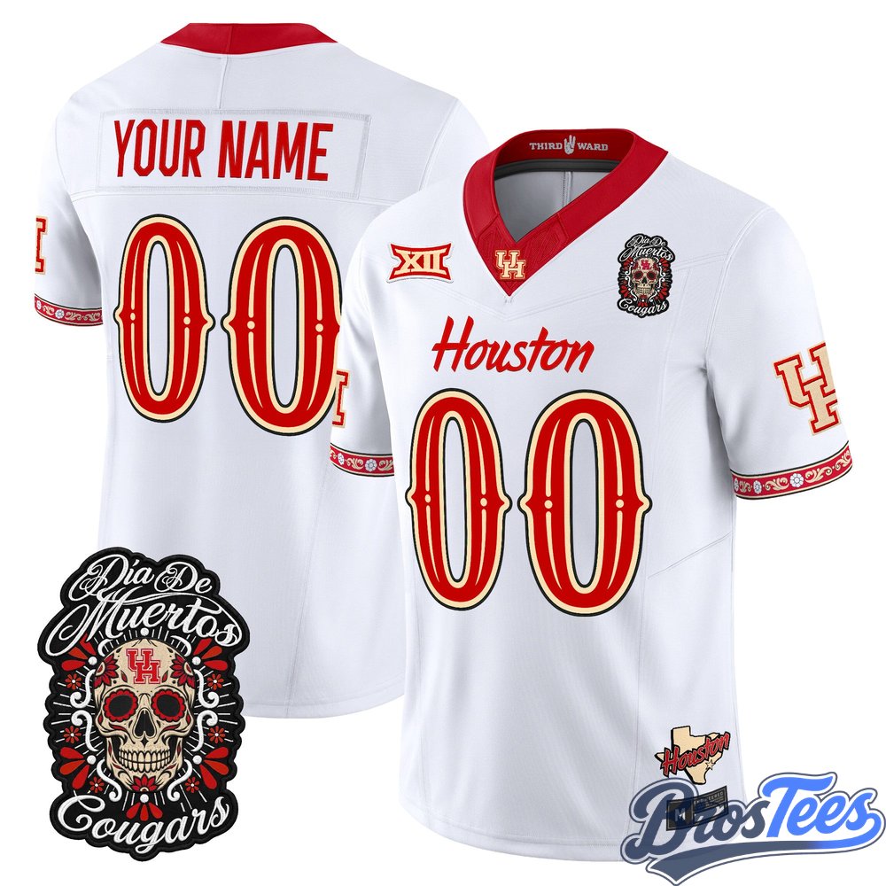 Houston Texans Día de los Muertos Vapor Limited Custom Jersey