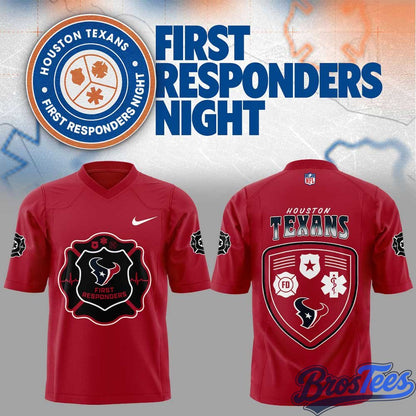 Houston Texans First Responders Night 2026 Football Jersey