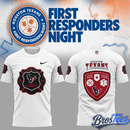 Houston Texans First Responders Night 2026 Shirt