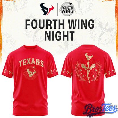 Houston Texans Fourth Wings Night T-Shirt