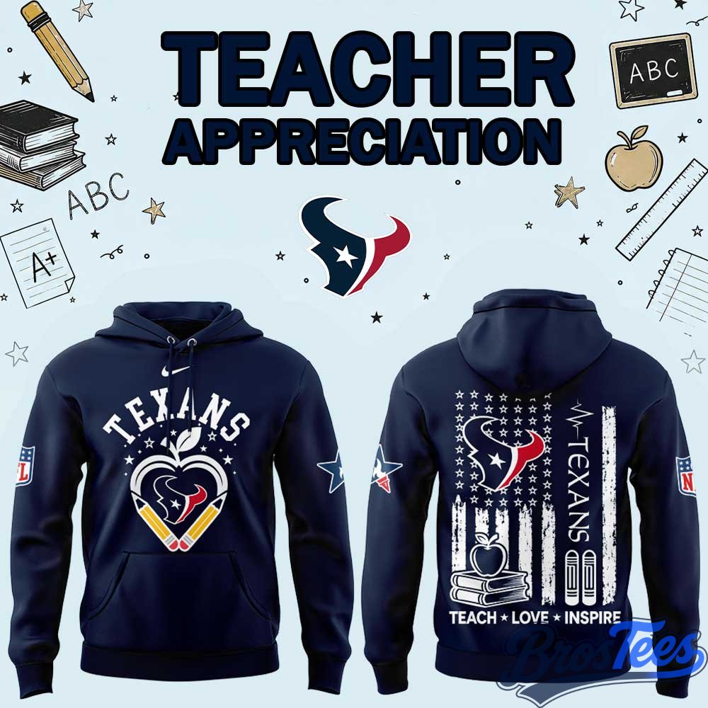 Houston Texans Teacher Appreciation 2026 Hoodie