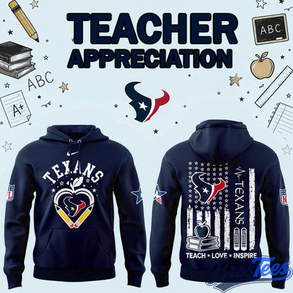 Houston Texans Teacher Appreciation 2026 Hoodie
