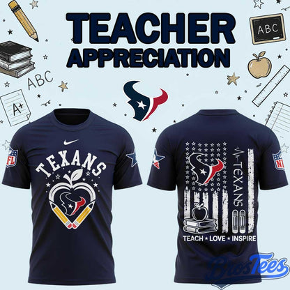 Houston Texans Teacher Appreciation 2026 Shirt