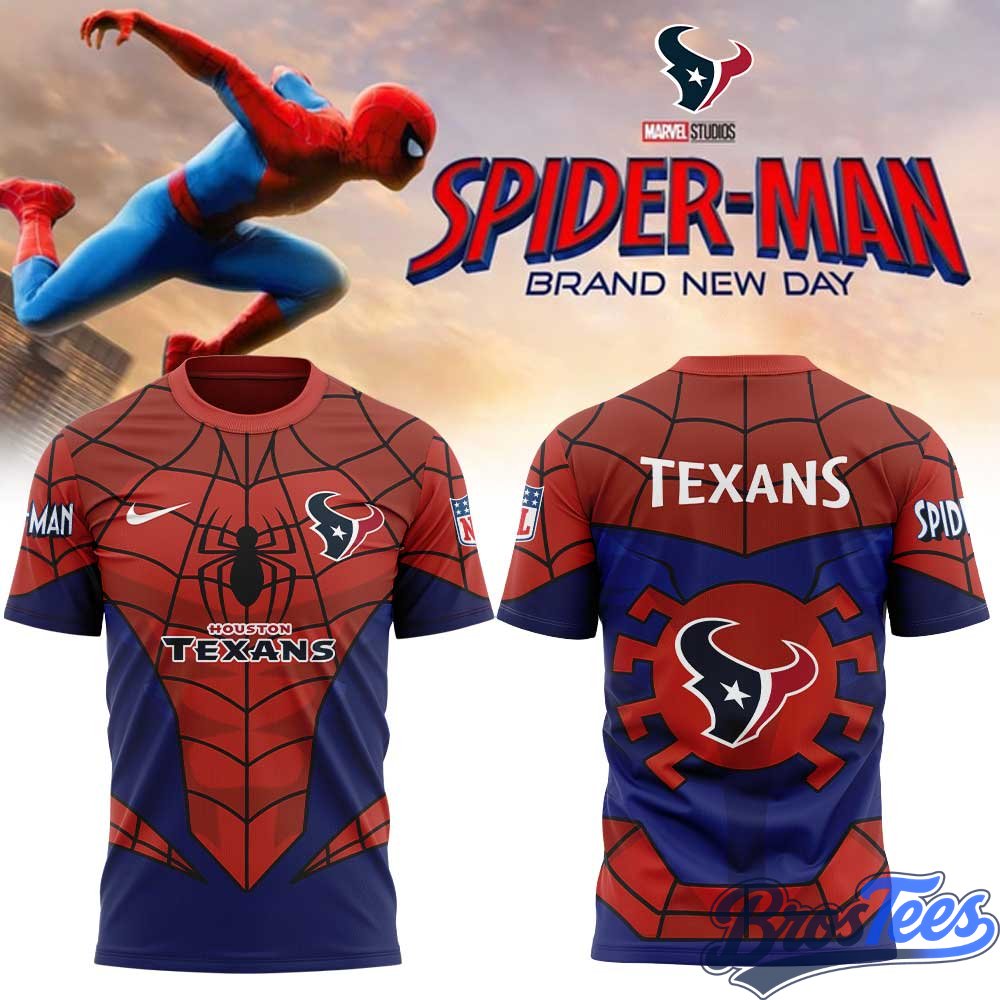 Houston Texans x Spider-Man 2026 T-Shirt
