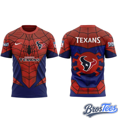 Houston Texans x Spider-Man 2026 T-Shirt