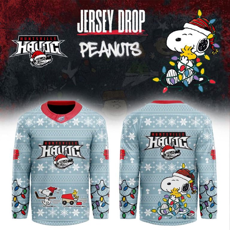 Huntsville Havoc x Peanuts Christmas Special Jersey