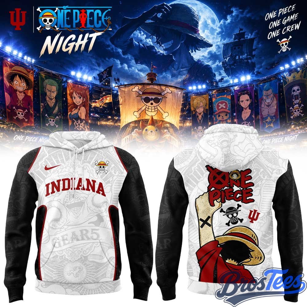 Indiana Hoosiers x One Piece Limited Edition Hoodie