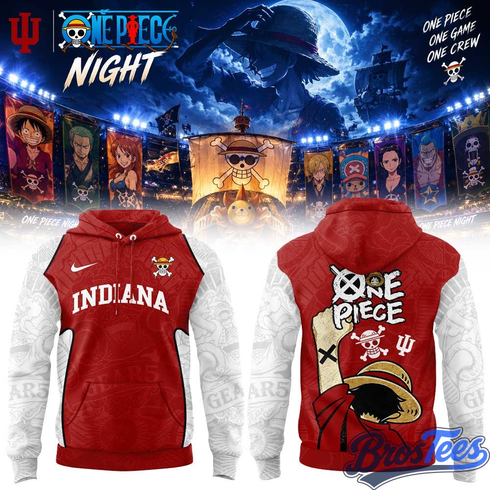 Indiana Hoosiers x One Piece Limited Edition Hoodie