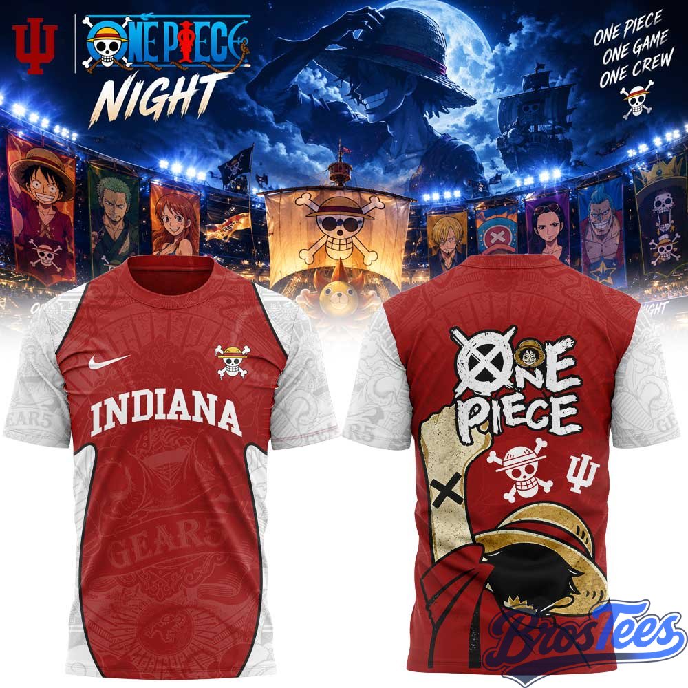 Indiana Hoosiers x One Piece Limited Edition Shirt