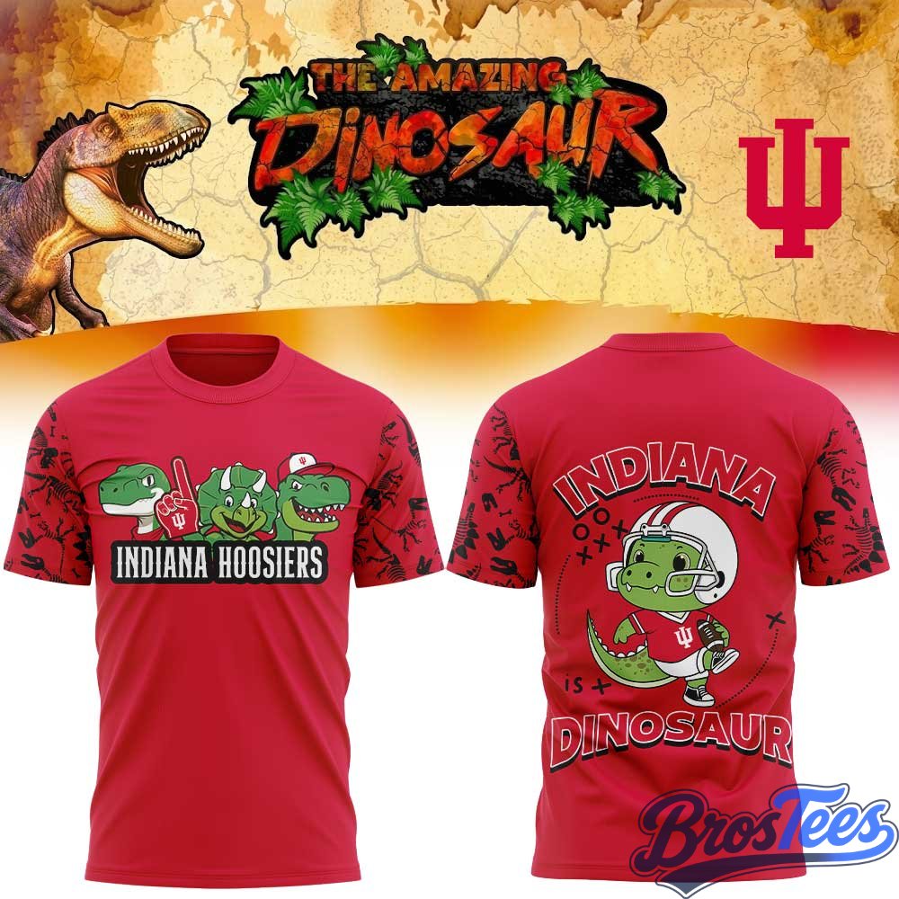 Indiana Hoosiers x The Amazing Dinosaur 2026 T-Shirt