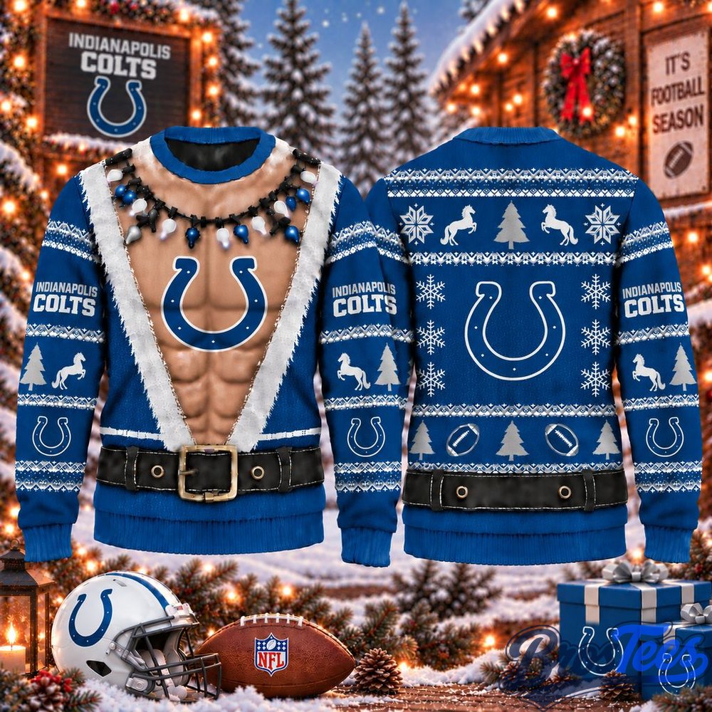 Indianapolis Colts Funny Body Christmas Ugly Sweater
