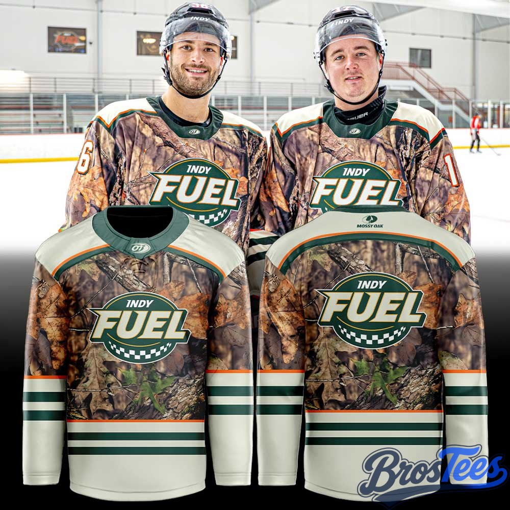 Indy Fuel Mossy Oak Camo Night Hockey Jersey