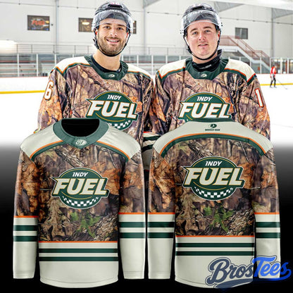 Indy Fuel Mossy Oak Camo Night Hockey Jersey
