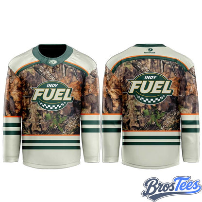 Indy Fuel Mossy Oak Camo Night Hockey Jersey