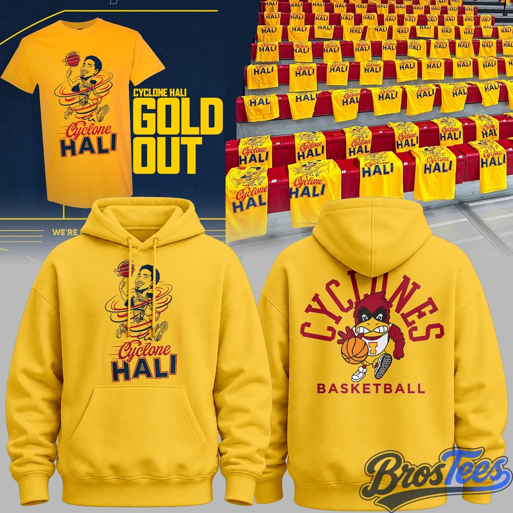 Iowa State Cyclones Cyclone Hali Gold Out 2026 Hoodie