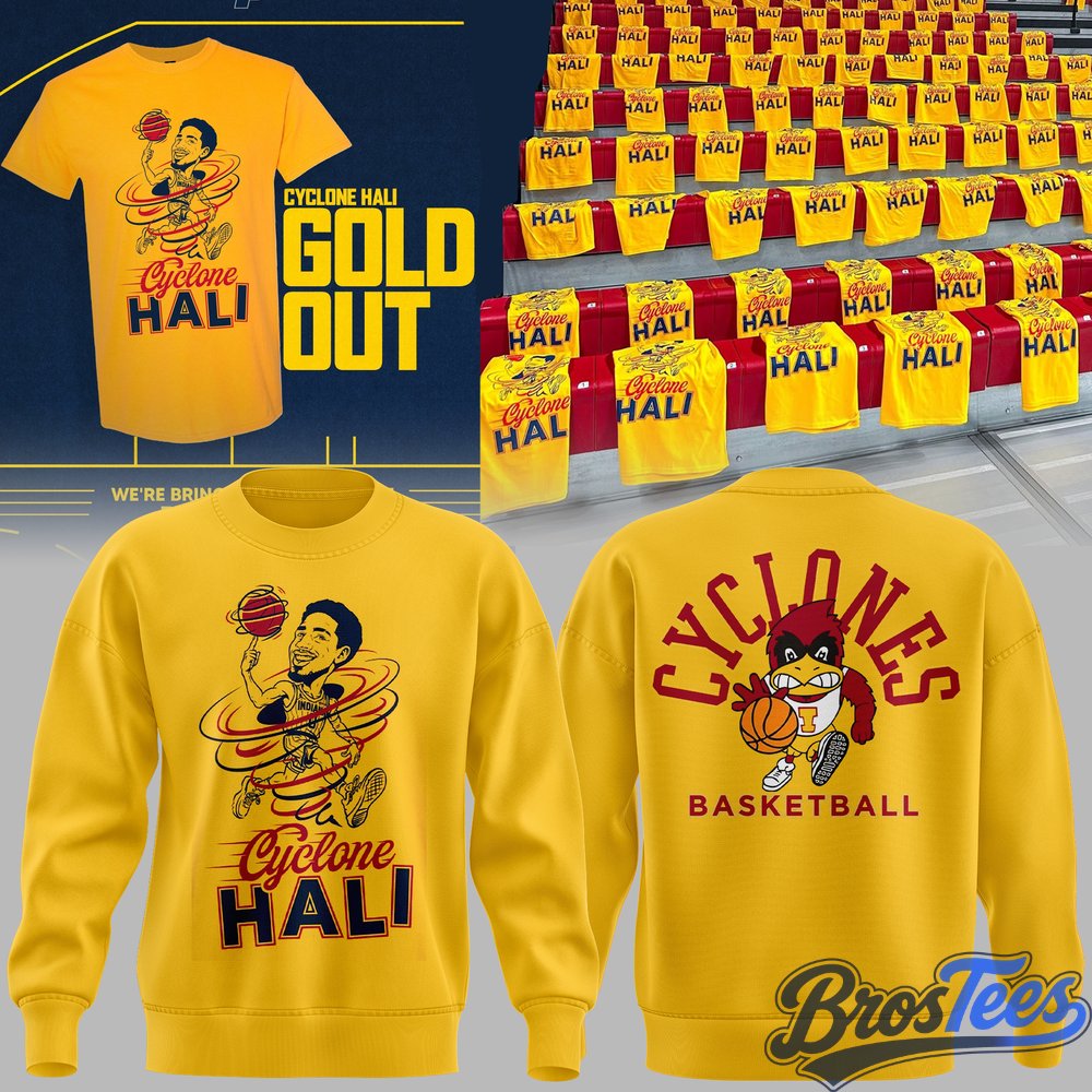 Iowa State Cyclones Cyclone Hali Gold Out 2026 Sweatshirt