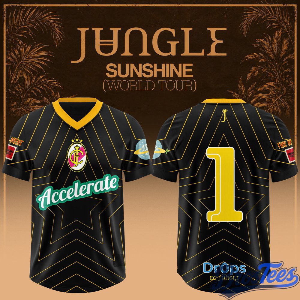 JUNGLE – SUNSHINE World Tour 2026 Exclusive Football Jersey