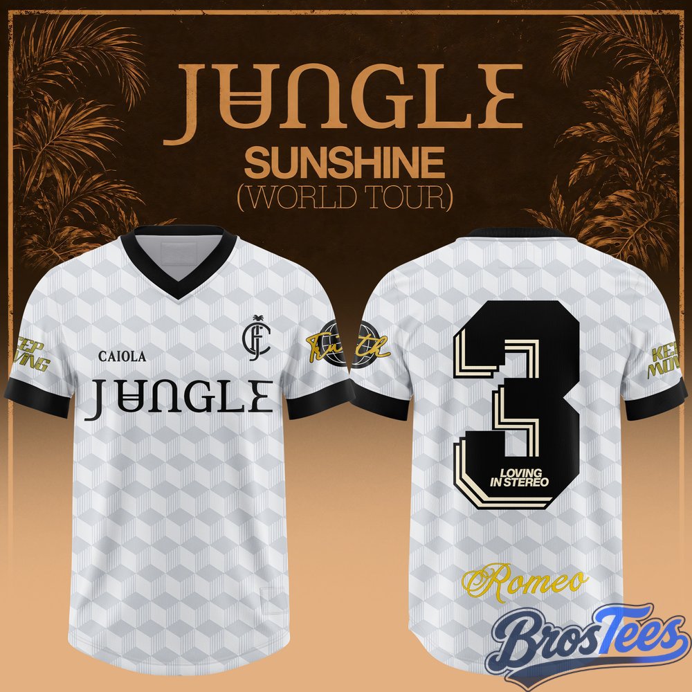 JUNGLE – SUNSHINE World Tour 2026 Exclusive Football Jersey