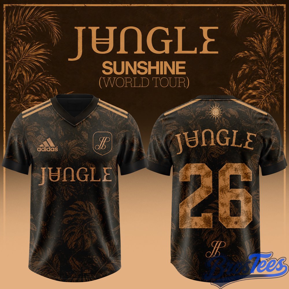 JUNGLE – SUNSHINE World Tour 2026 Exclusive Football Jersey