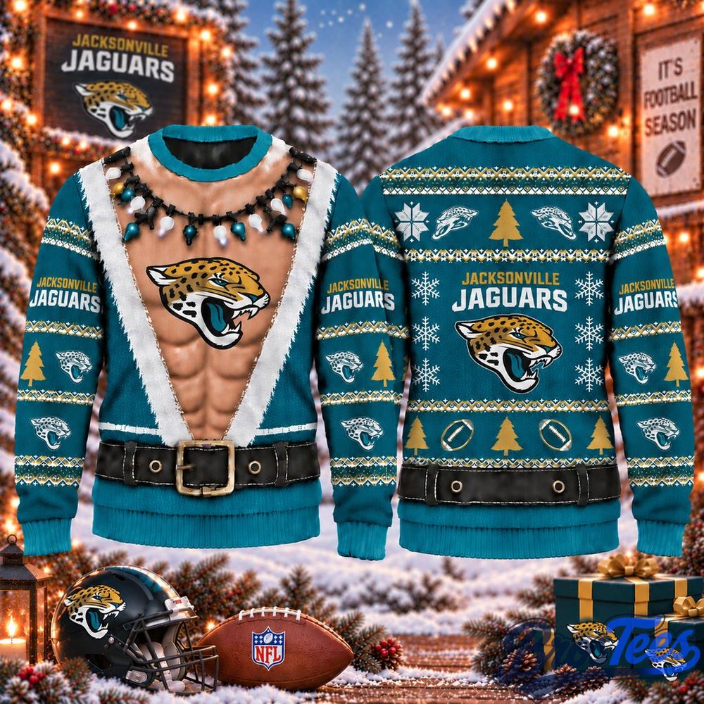 Jacksonville Jaguars Funny Body Christmas Ugly Sweater