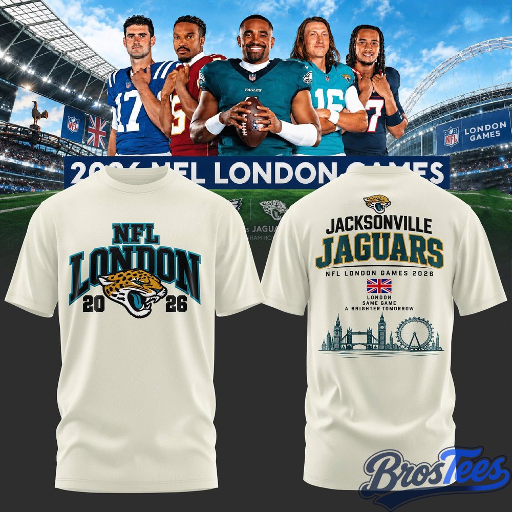 Jacksonville Jaguars NFL London Games 2026 Special T-Shirt