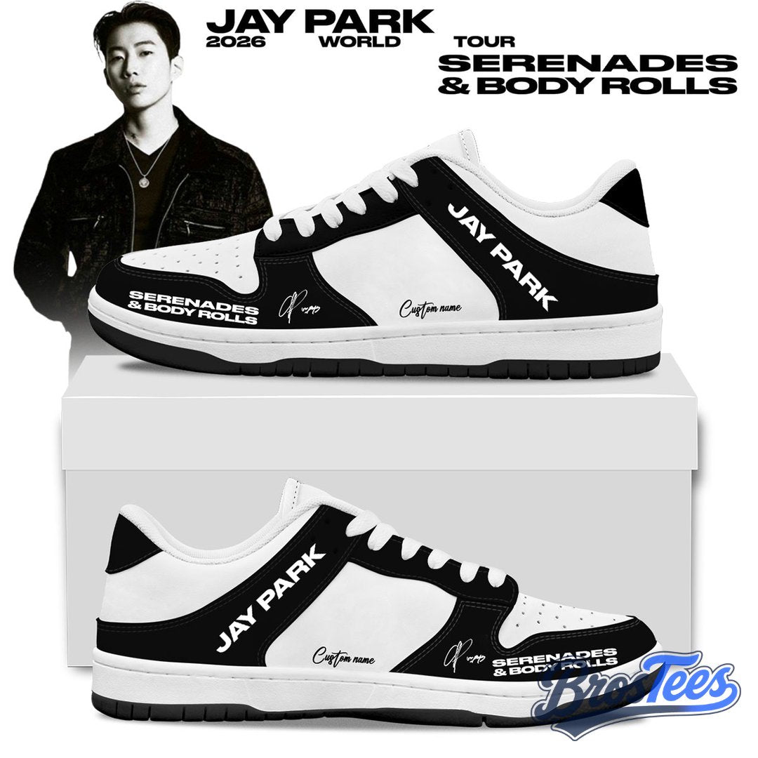 Jay Park World Tour Serenades & Body Rolls Signed Low Top Shoes
