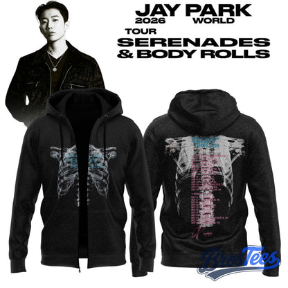 Jay Park World Tour Serenades & Body Rolls Signed – Zip Hoodie