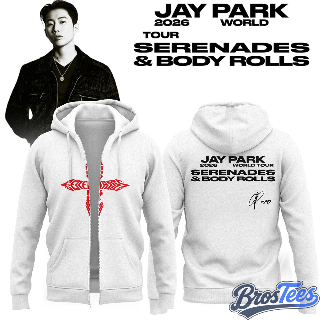 Jay Park World Tour Serenades & Body Rolls Signed – Zip Hoodie