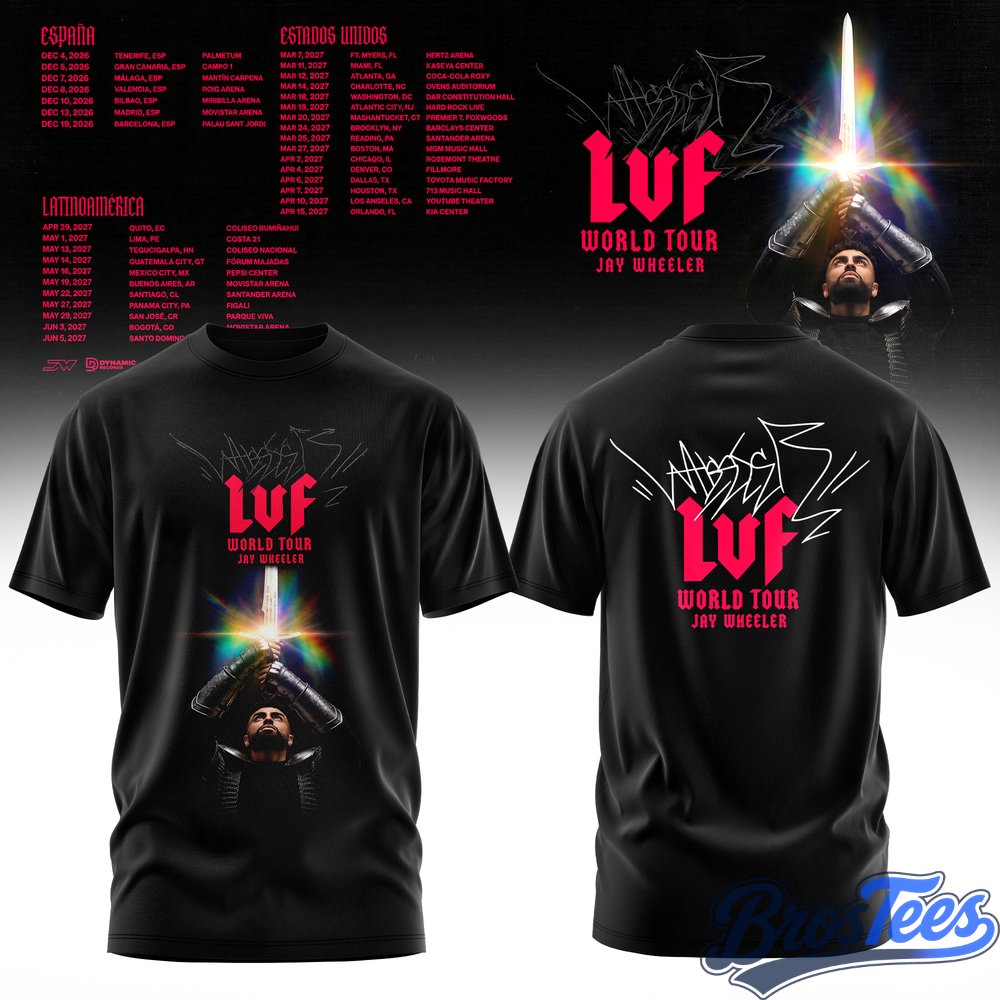 Jay Wheeler La Voz Favorita World Tour T-Shirt