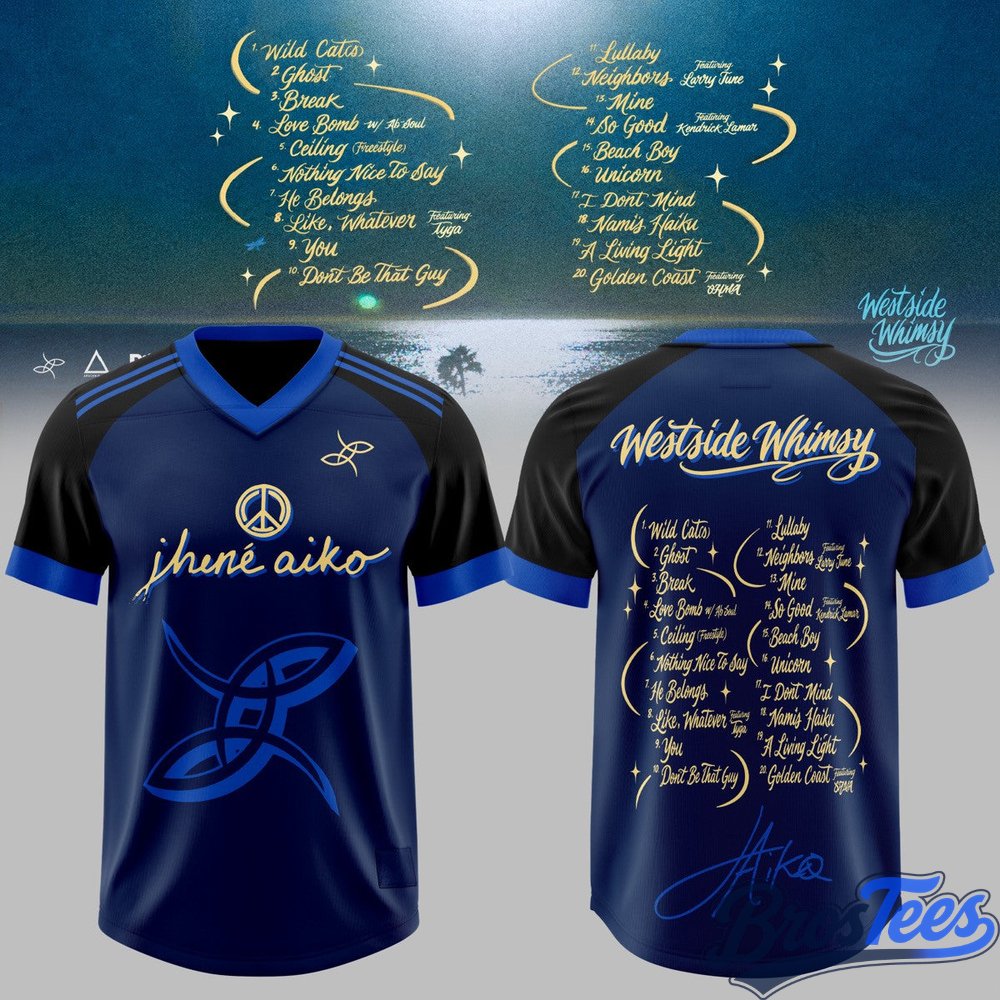 Jhené Aiko The Magic Hour Tour Premium Graphic 3D Football Jersey