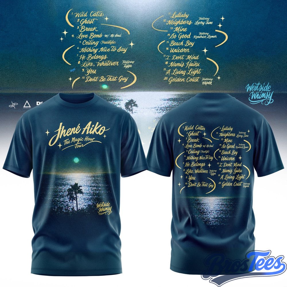 Jhené Aiko The Magic Hour Tour Premium Graphic 3D T-Shirt