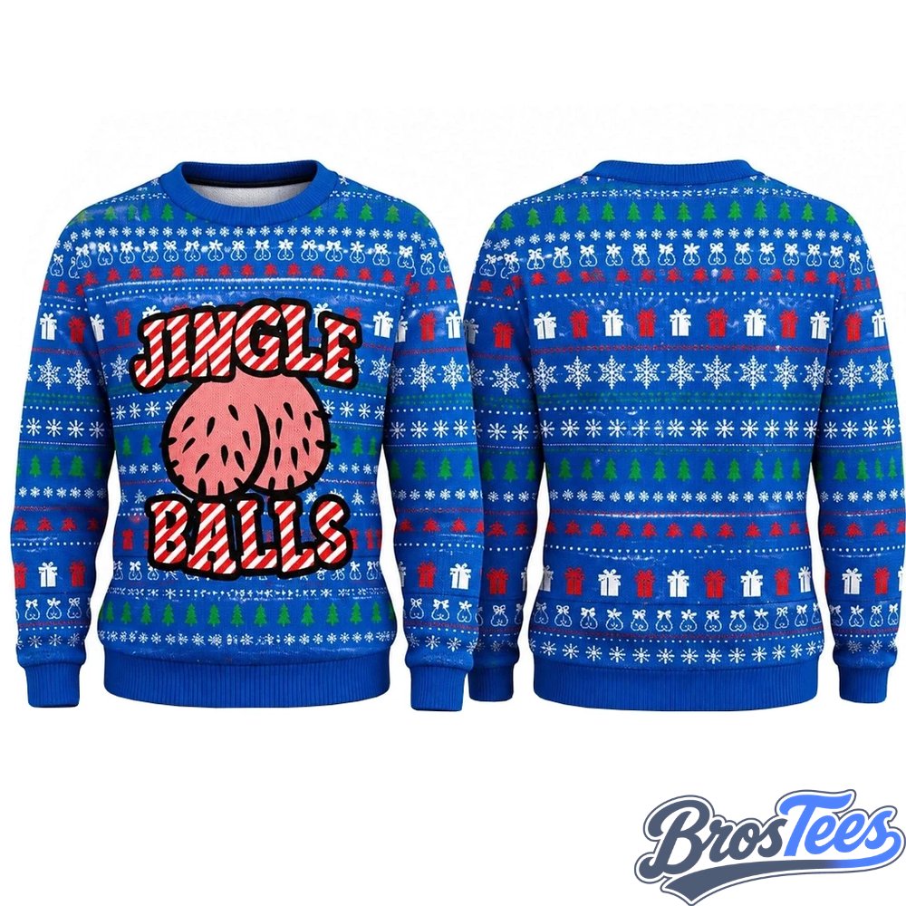Jingle Balls Christmas 2026 Blue Ugly Sweater