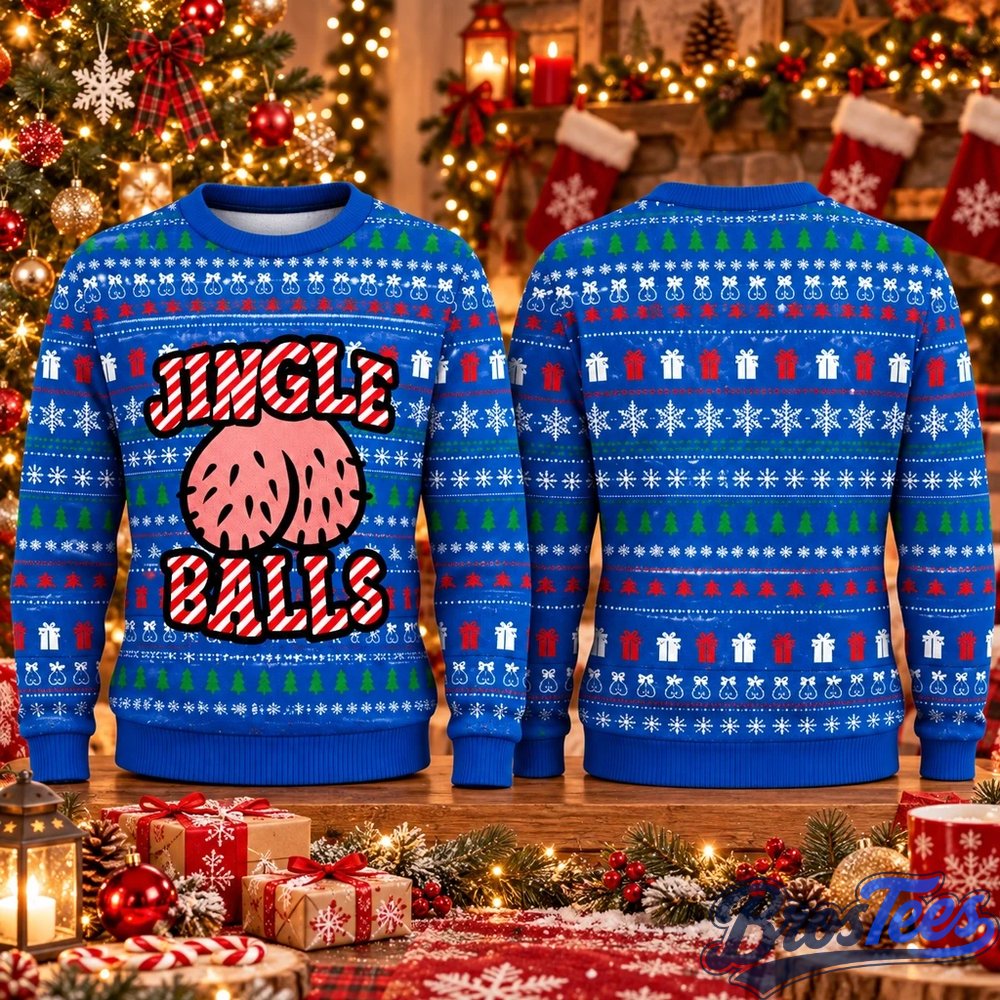 Jingle Balls Christmas 2026 Blue Ugly Sweater