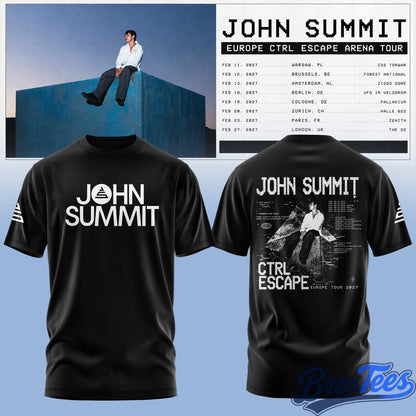 John Summit CTRL ESCAPE Europe 2027 T-Shirt
