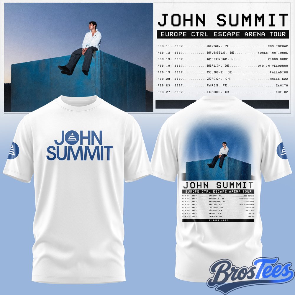 John Summit CTRL ESCAPE Europe 2027 T-Shirt