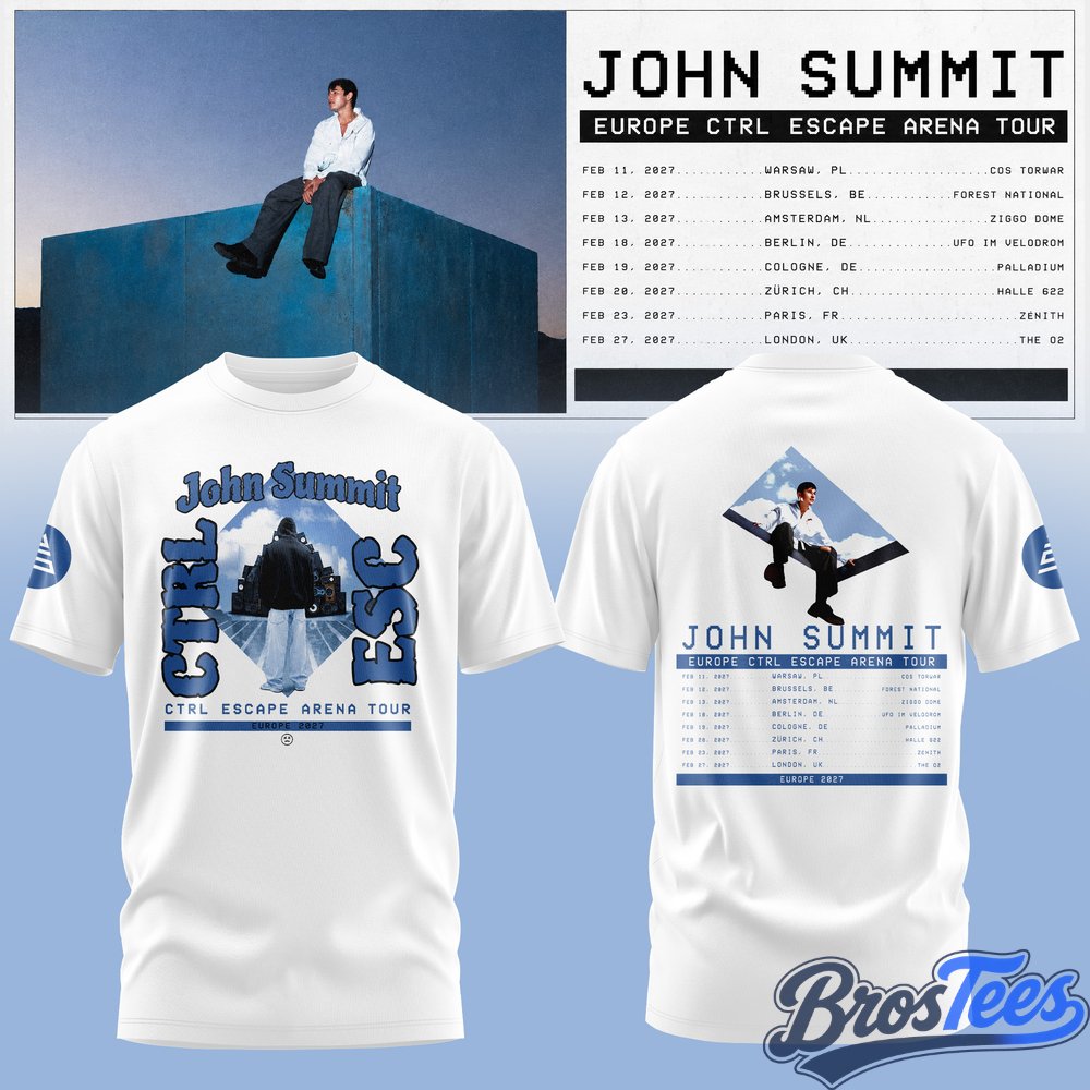 John Summit CTRL ESCAPE Europe 2027 T-Shirt