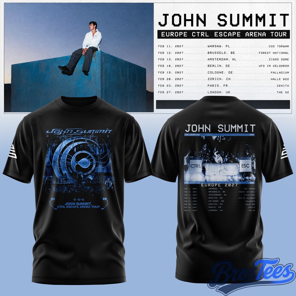John Summit CTRL ESCAPE Europe 2027 T-Shirt