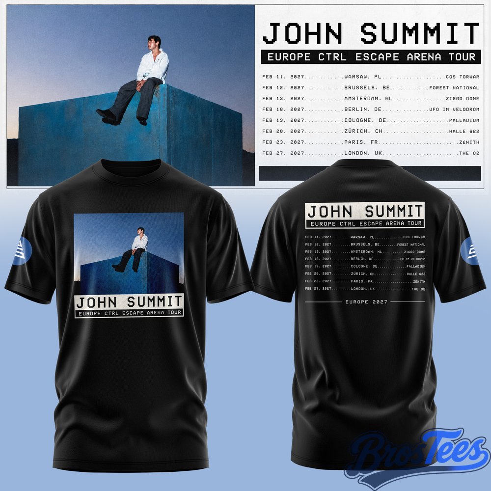 John Summit CTRL ESCAPE Europe 2027 T-Shirt