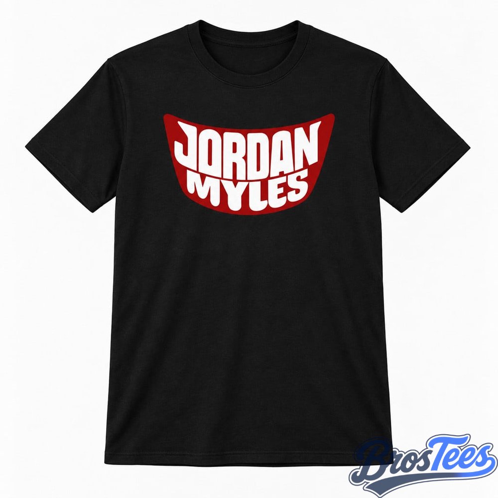 Jordan Myles Bold Red Logo Graphic T-Shirt