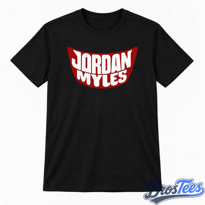 Jordan Myles Bold Red Logo Graphic T-Shirt