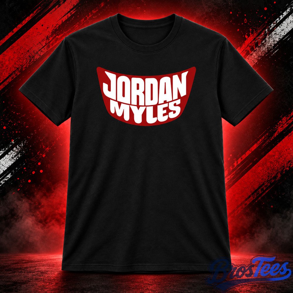 Jordan Myles Bold Red Logo Graphic T-Shirt