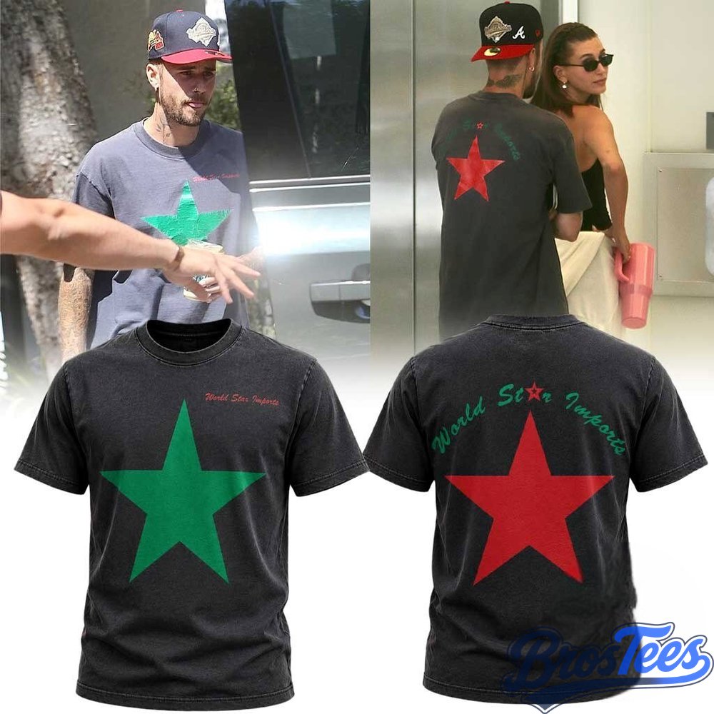 Justin Bieber World Star Imports Star T-Shirt