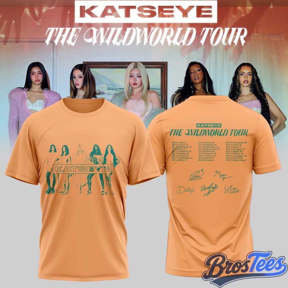 KATSEYE The Wildworld Tour Signed T-Shirt