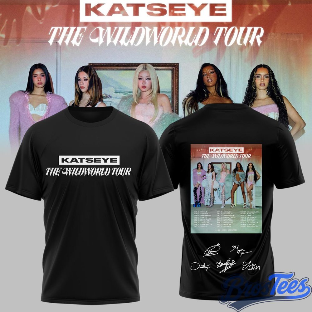 KATSEYE The Wildworld Tour Signed T-Shirt