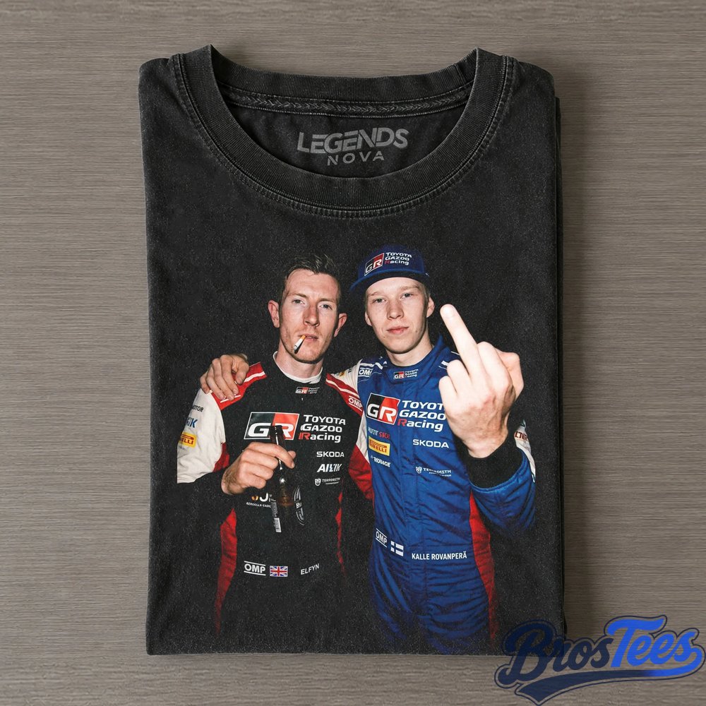 Kalle Rovanperä & Elfyn Evans 2026 Secto Rally Finland｜WRC Drunk & Smoke Tee