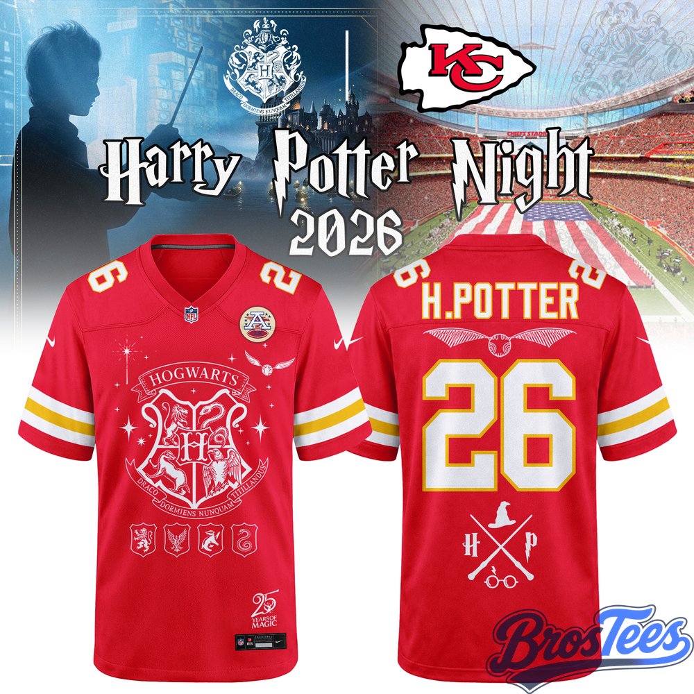 Kansas City Chiefs x Harry Potter 25 Years of Magic Jersey Limited Edition