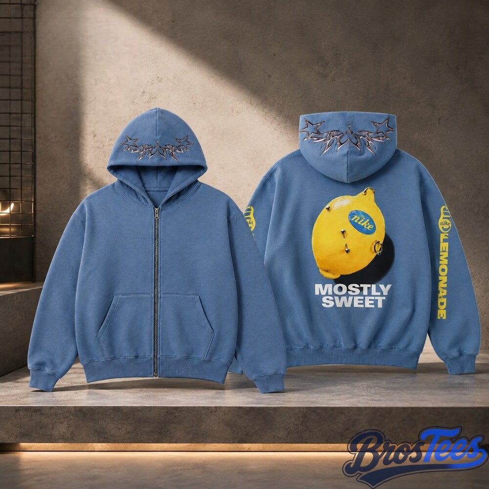 Karina Aespa x N1ke Mostly Sweet Lemon Graphic Tribal Star 2026 Hoodie