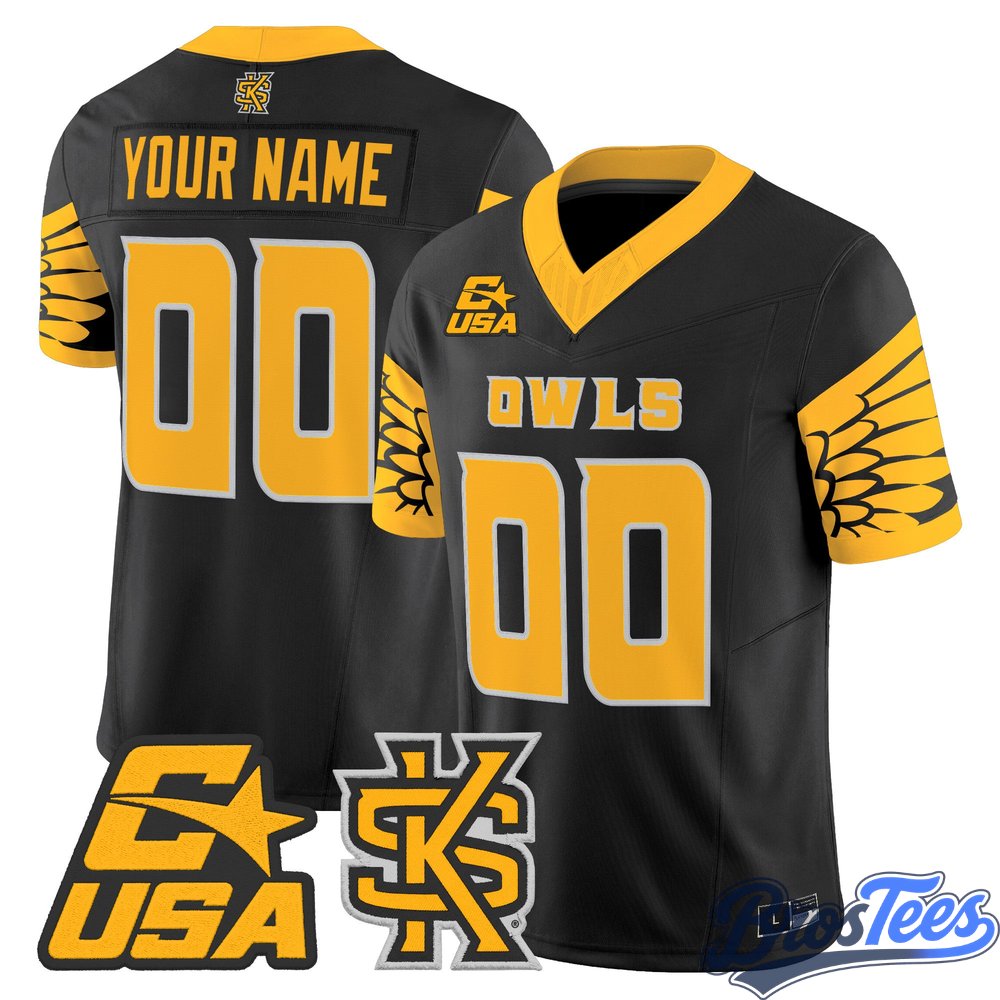 Kennesaw State Owls 2026 Vapor Limited Custom Jersey - Stitched