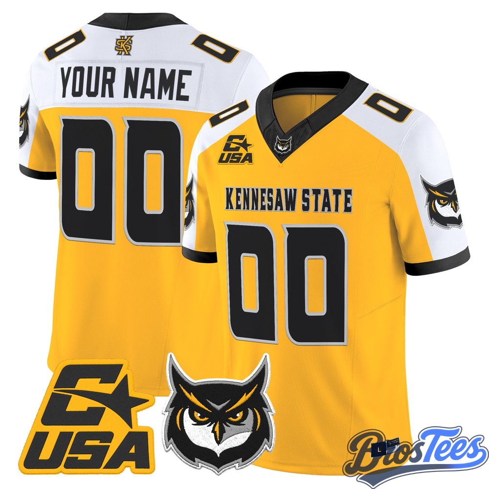 Kennesaw State Owls 2026 Vapor Limited Custom Jersey - Stitched